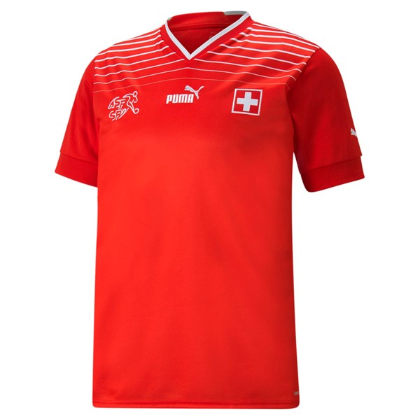Camiseta Suiza 1ª Kit 2022 Rojo